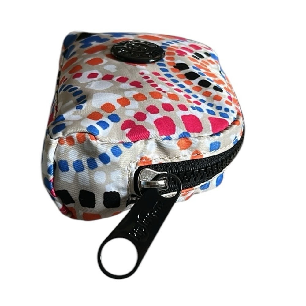 Kipling Multicolor Geo Print Nylon Mini Pouch - Picture 5 of 10